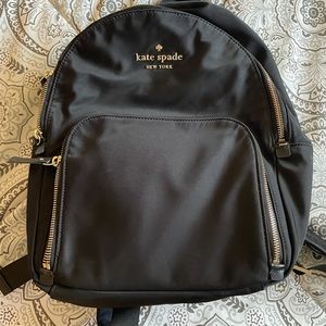 Kate spade backpack black